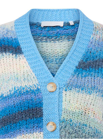 Rich & Royal Strickjacke in blau mehrfarbig - 0001
