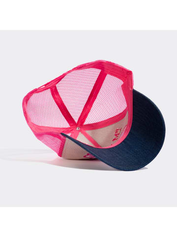 Queen Kerosin Queen Kerosin Trucker Cap mit Cord-Front Not Your Babe in beige
