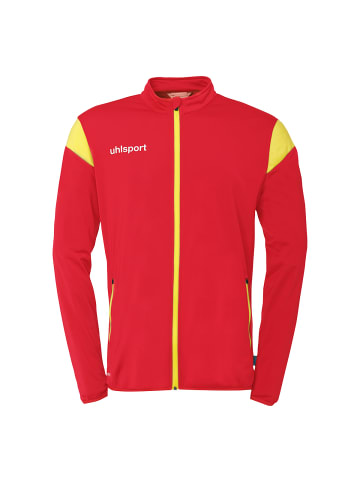 uhlsport  Trainingsjacke Squad 27 Classic in rot/limonengelb