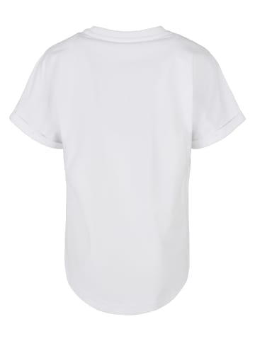 Urban Classics Long Tee in charcoal+white