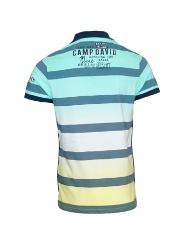 CAMP DAVID  Poloshirt 'Beach Life' in mehrfarbig