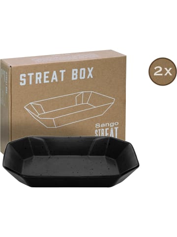 CreaTable Streat  Box Servierschale in Schwarz