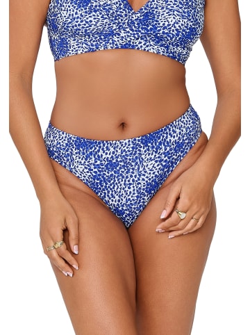 Linga Dore Linga Dore Bikini slip in Blau weiss Druck
