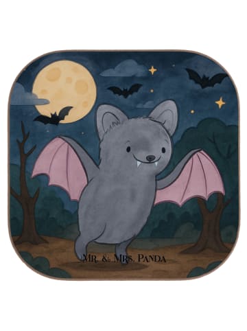 Mr. & Mrs. Panda Untersetzer für Gläser Fledermaus Erschrecken D... in Weiß