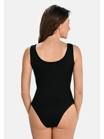 Teyli Klassischer Bodysuit mit Rundhalsausschnitt Esme in schwarz