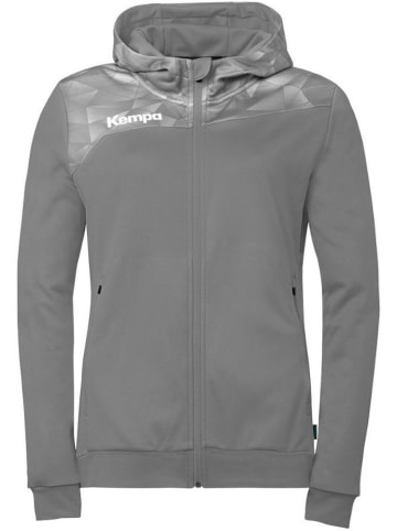 Kempa Trainingsjacke "Athletics 29 Kapuzenjacke Damen" in Grau