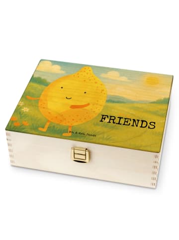 Mr. & Mrs. Panda Teebeutel Aufbewahrung Beste Freunde Zitrone De... in Weiß