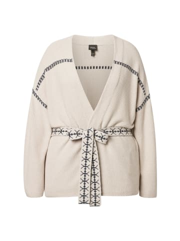 Ulla Popken Strickjacke in helles champagner