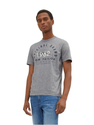 Tom Tailor T-Shirt PRINTED 1962 in Grau