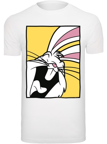 F4NT4STIC T-Shirt Looney Tunes Bugs Bunny Laughing in weiß