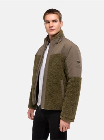 STONE HARBOUR Plüschjacke Riveen XX in Khaki
