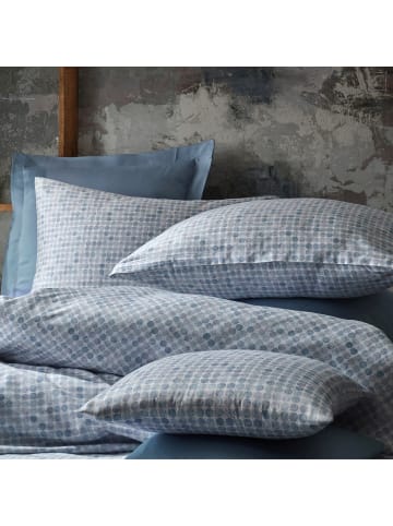UNCOVER BY SCHIESSER Bettwäscheset Punto – Satin – 2teilig in Hellblau