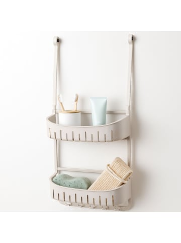 Bathroom Solutions Duschregal BAWA ohne Bohren in Beige, (B) 29 x (H) 69 x (L) 10 cm