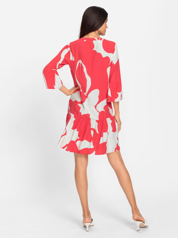Heine Druckkleid in hummer-ecru-bedruckt