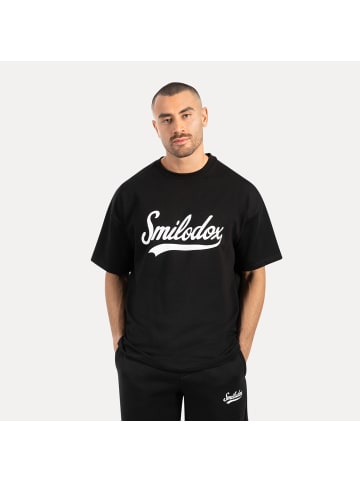 SMILODOX T-Shirt Lorik in Schwarz