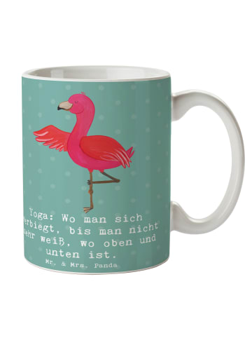 Mr. & Mrs. Panda Becher Yoga BalanZeichen mit Spruch in Meeresbrise