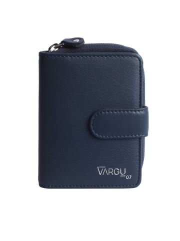 VARGU Echtleder Geldbörse VINEM 1-A mono in navy