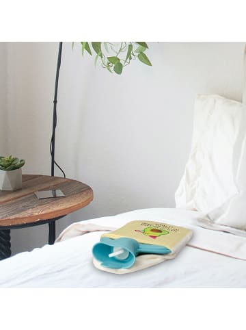 Mr. & Mrs. Panda bettwärmflasche Avocado Feier mit Spruch in Gelb Pastell