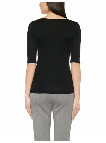 MARC CAIN Rundhals T-Shirt für Damen in schwarz