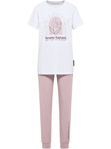 Bruno Banani Schlafanzug BURNETT in Weiß