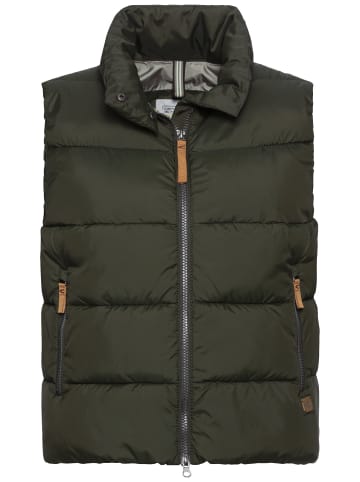 Camel Active Steppweste aus recyceltem Polyester in Dunkelgrün