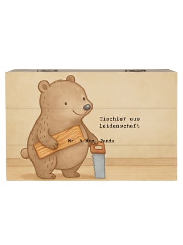Mr. & Mrs. Panda Holzkiste mit Deckel Tischler Leidenschaft Desi... in Weiß