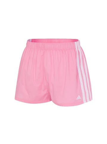 adidas Shorts Sport Active Essentials Cotton 3 Stripes in Pink