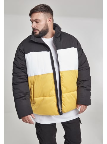 Urban Classics Winterjacken in blk/chromeyellow/wht