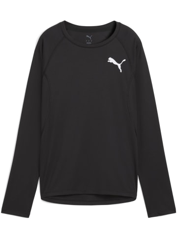 Puma T-Shirt "W CROSS THE LINE Longsleeve 3.0" in Schwarz