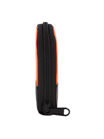 Greenburry Upcycled Tarpaulin Geldbörse 19 cm orange-black