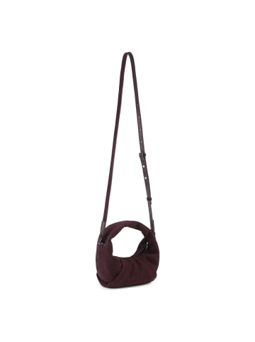 Les Visionnaires Greta Mini Essential Handtasche Leder 23 cm aubergine