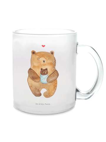 Mr. & Mrs. Panda Becher Bär Baby ohne Spruch in Transparent