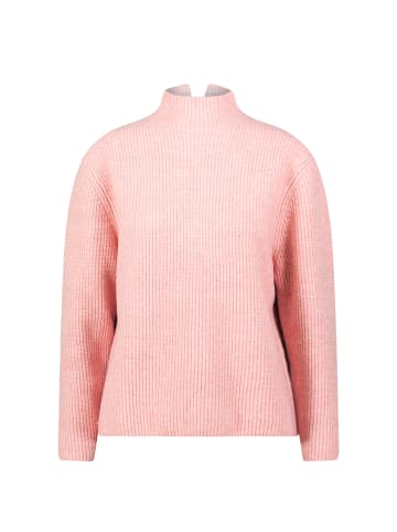 Zero  Strickpullover mit Stehkragen in Rose Melange
