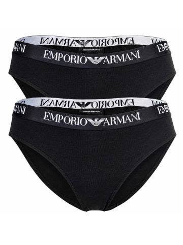 Emporio Armani Slip 2er Pack in Schwarz