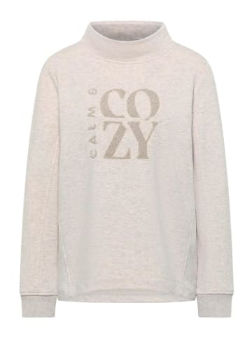 Cecil Sweatshirt in oat milk beige melange
