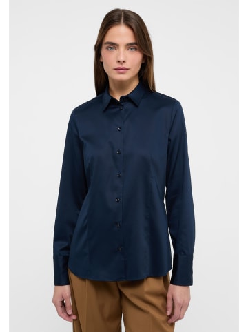 Eterna Langarm Bluse in Dunkelblau