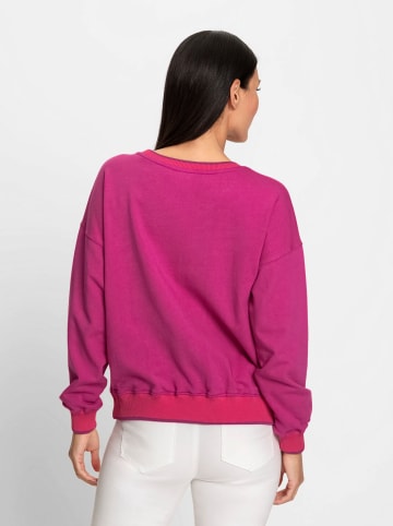 Heine Sweatshirt in fuchsia