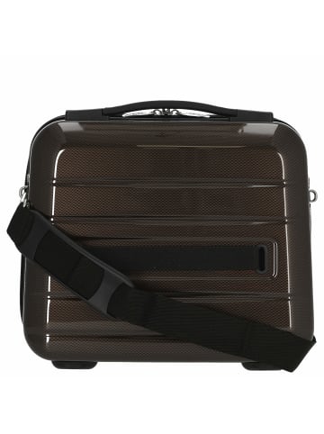 Check.In London 2.0 - Beautycase 33 cm (carbon schwarz) in carbon champagner