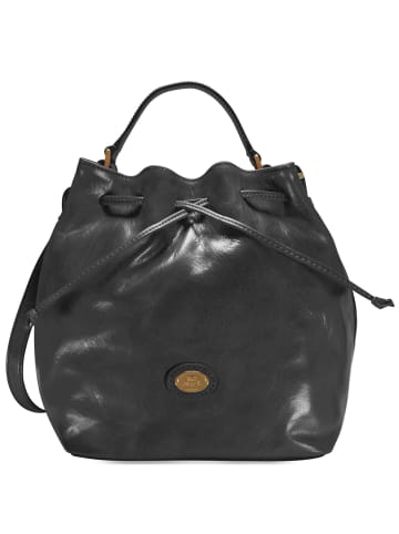 The Bridge Story Donna Beuteltasche Leder 24 cm in nero-goldfarben