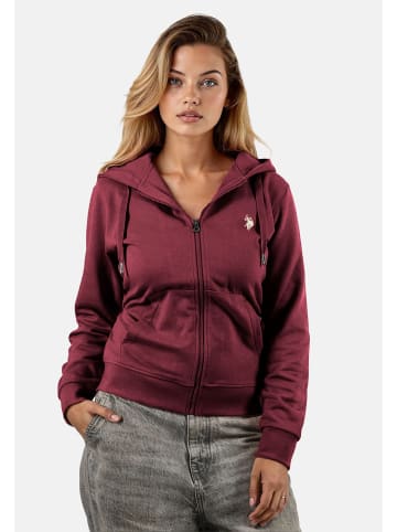 U.S. Polo Assn. Jacke U.S. POLO ASSN. Damen Sweatjacke P019 in Prune