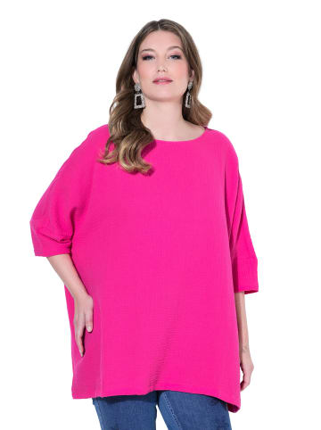 MIAMODA Bluse in hibiskuspink