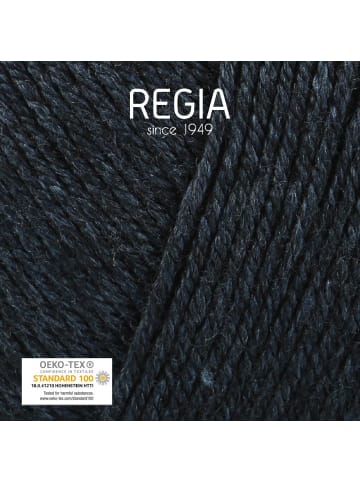 Regia Handstrickgarne Premium Silk, 100g in Marine Mel.