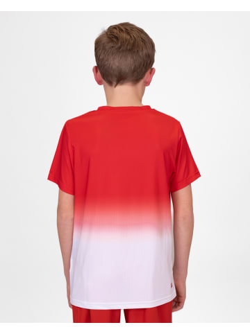 BIDI BADU Crew Junior Tee - black in Rot/Weiß