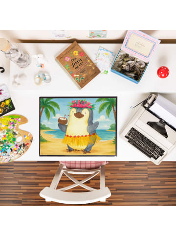 Mr. & Mrs. Panda Schreibunterlage Pinguin Kokosnuss Design ohne ... in Weiß