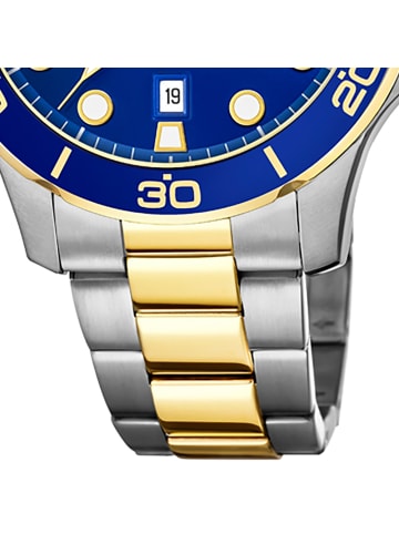 Lotus Analog-Armbanduhr Lotus Sport silber, gold mittel (ca. 39mm)