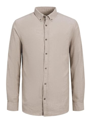 Jack & Jones Langarmhemd in oatmeal