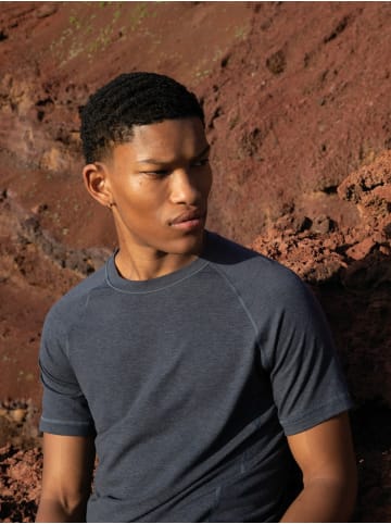 Calida Rundhals T-Shirt für Herren in anthrazit