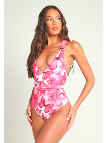 Moda Minx Badeanzug Flutterby Push Up in Make My Heart Flutter