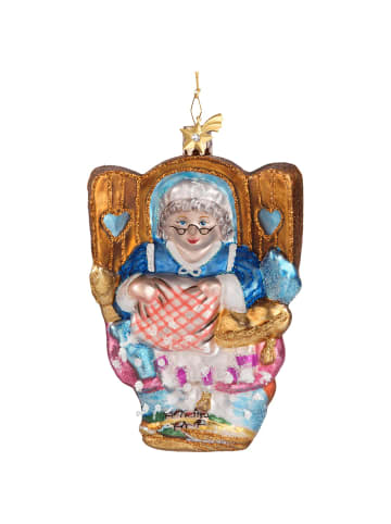 Käthes Original Baumschmuck Glas Frau Holle in bunt