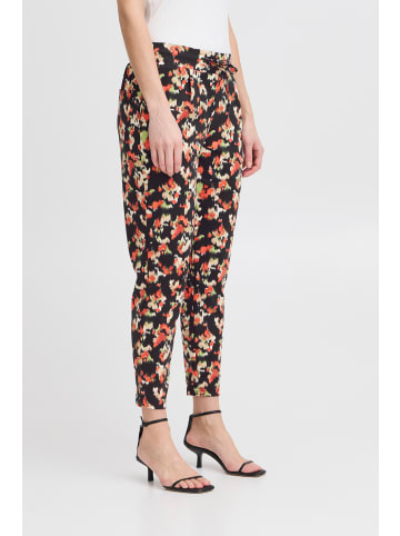 ICHI Casual Hose IHKATE Regular fit in Total Eclipse Multi aop
